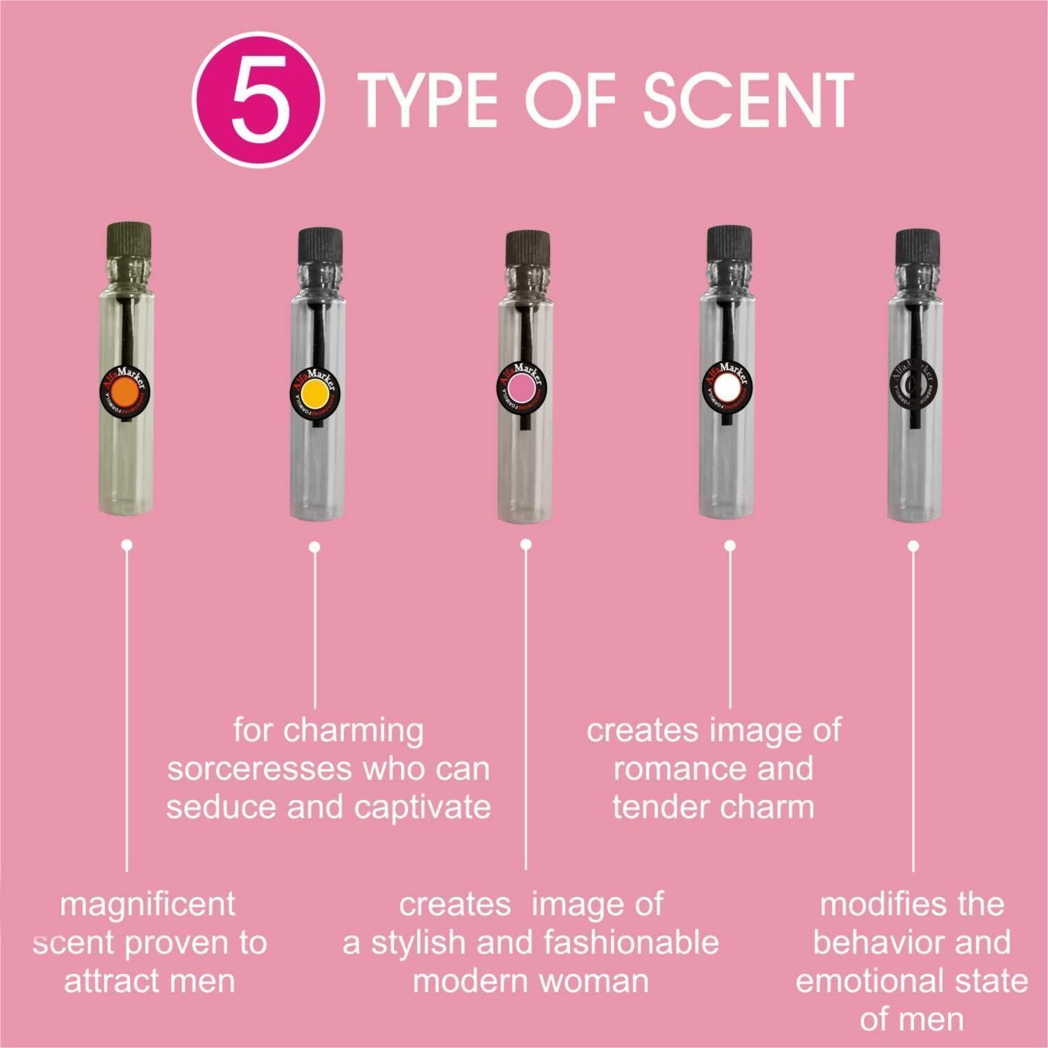 CharmAura – Pheromone Perfume Set for Women (5x2ml)