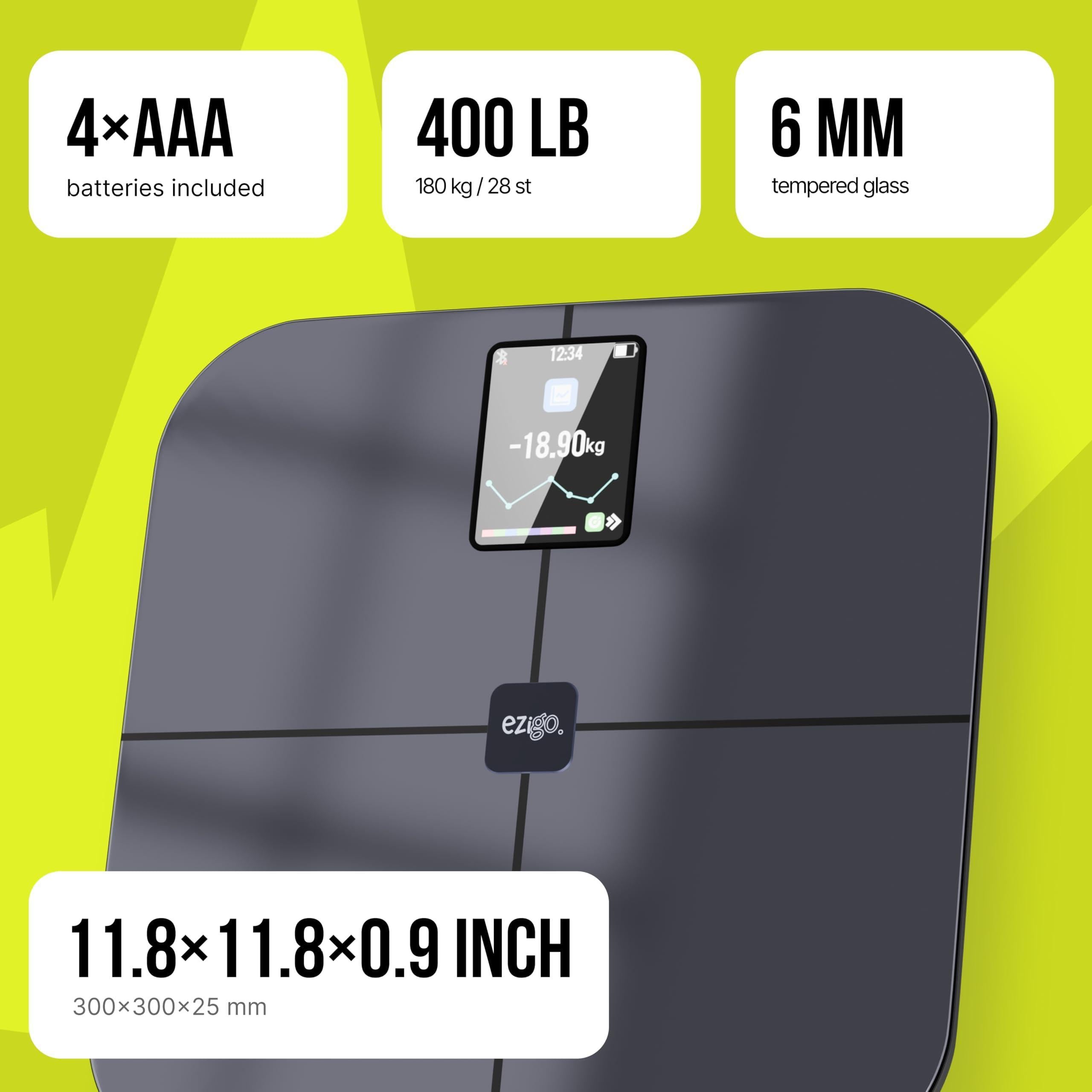 EziGo Smart Body Scale – 25 Health Metrics with Bluetooth ✅