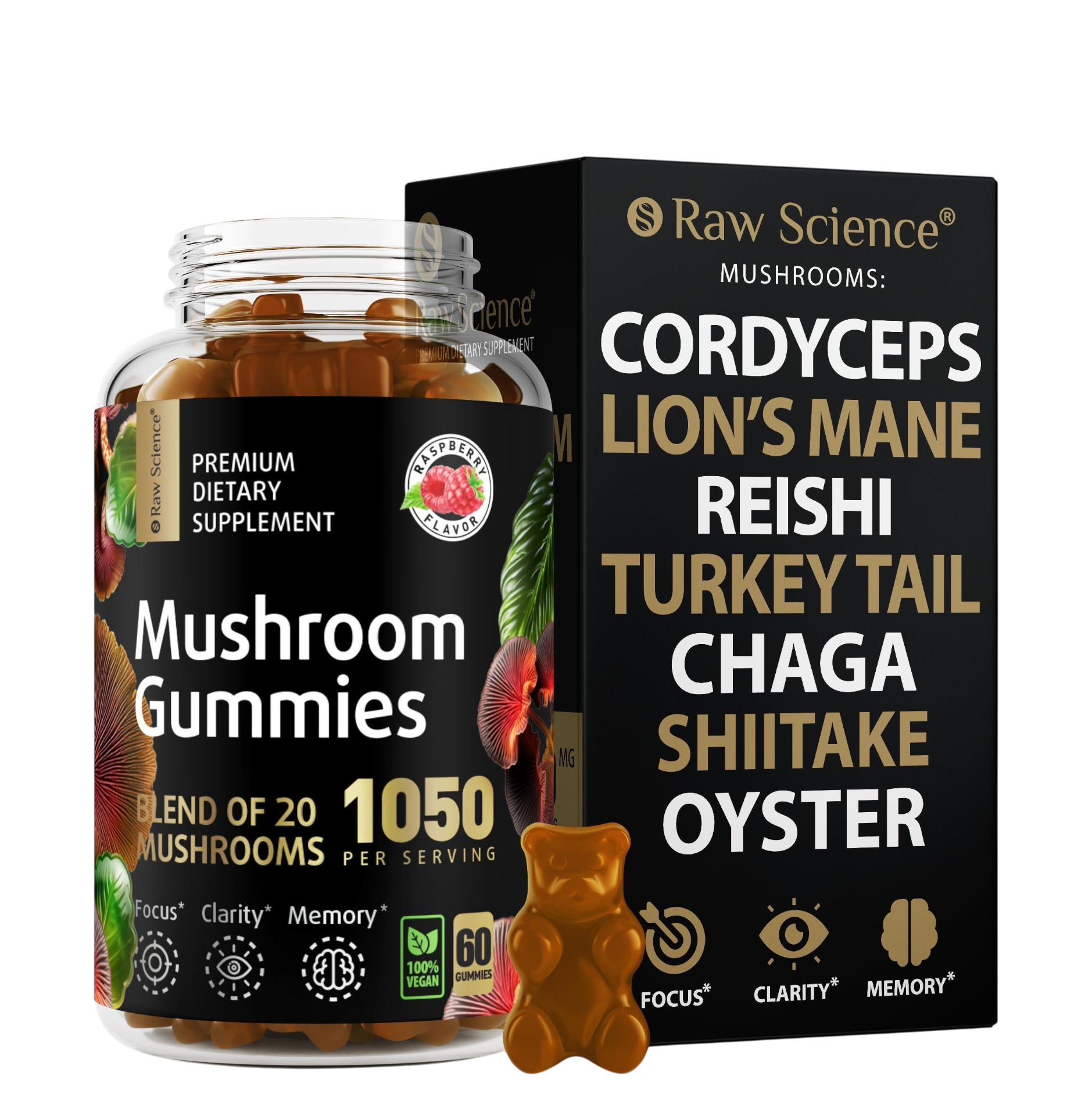 NeuroMush – Lion’s Mane & Brain Focus Gummies ✅