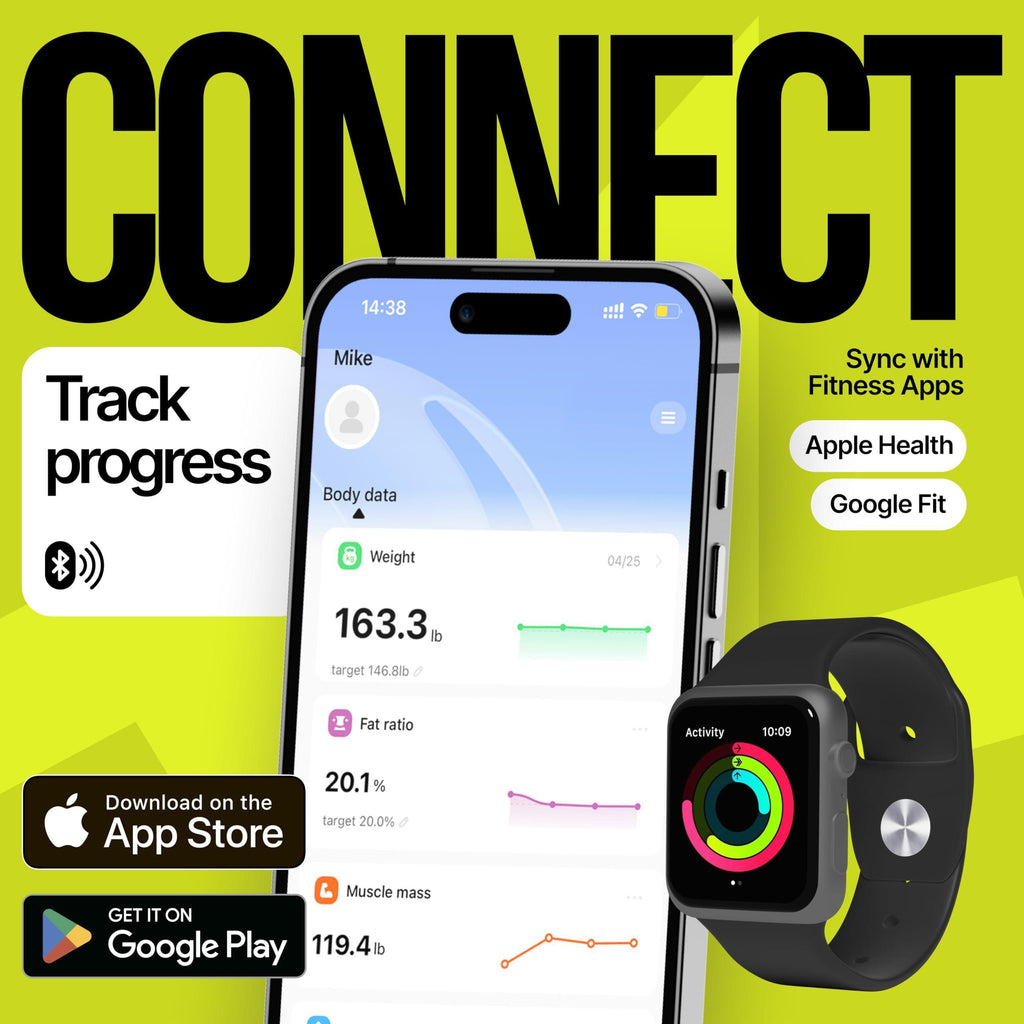 EziGo Smart Body Scale – 25 Health Metrics with Bluetooth ✅