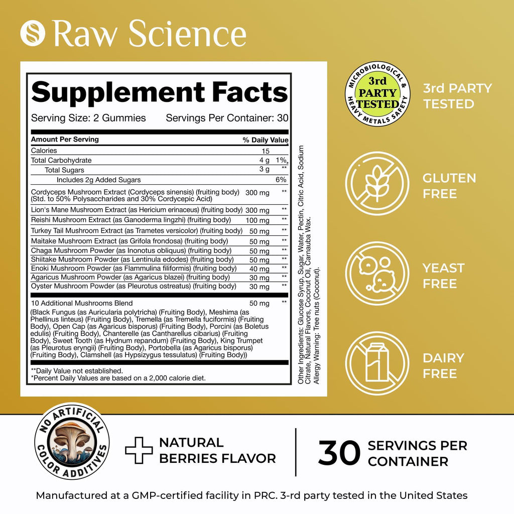 NeuroMush – Lion’s Mane & Brain Focus Gummies ✅